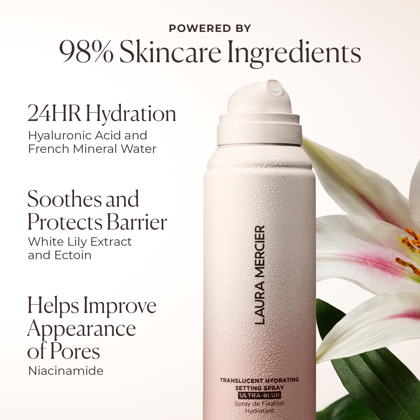 Laura Mercier Translucent Hydrating Setting Spray Ultra-Blur