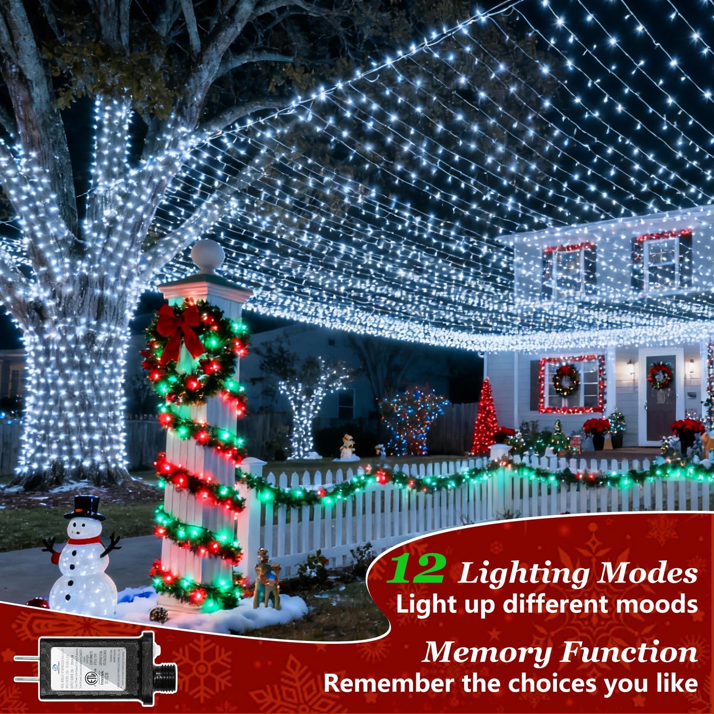 300 Led Indoor String Lights With 12 Modes  Green Wire Connectable Christmas Tree Lights With Timer  Dimmable Twinkle Fairy Lights  75Ft Led Lights For Bedroom Outdoor Home Patio Party  Cool White
