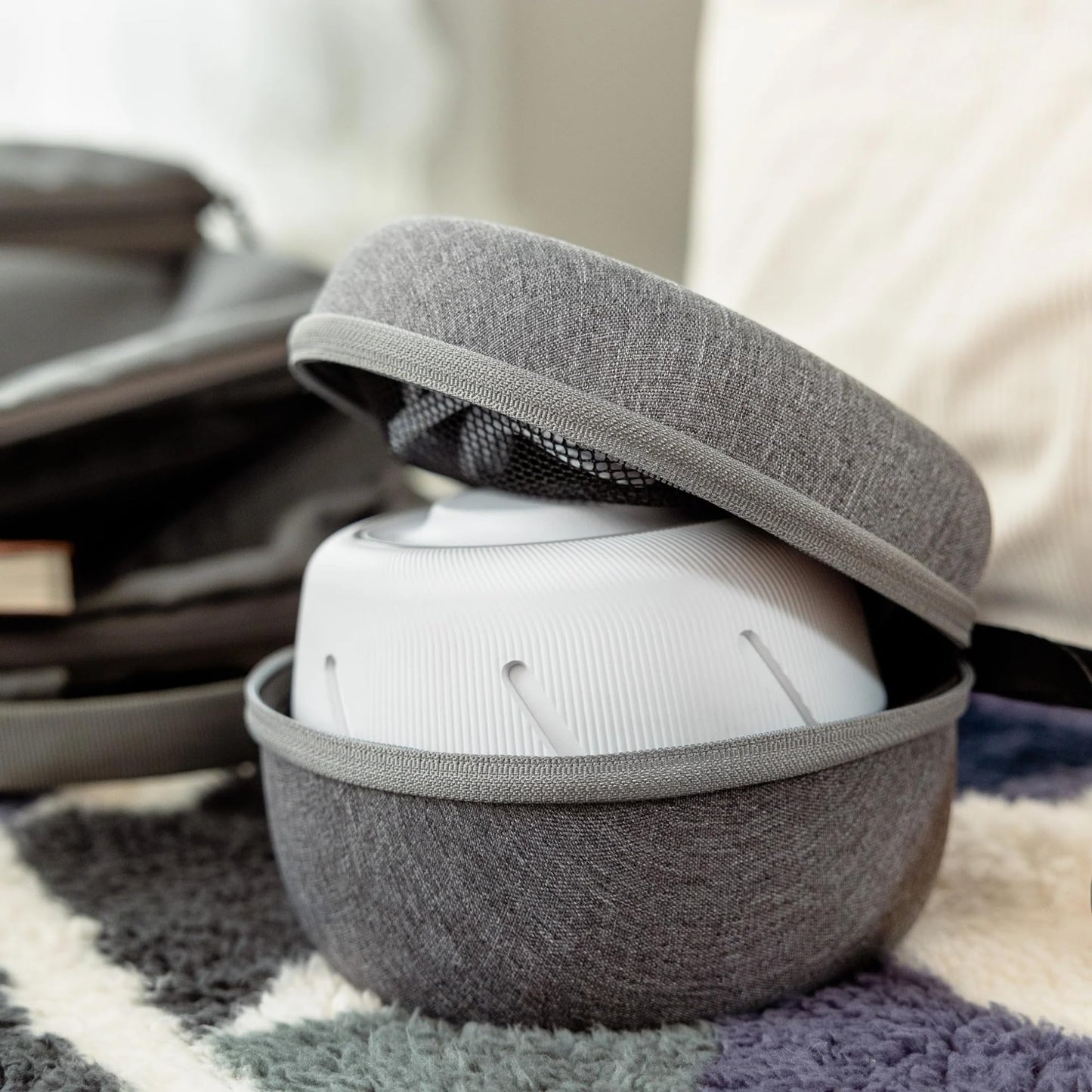 Yogasleep Crush-Resistant Travel Case for Dohm White Noise Sound Machines, Provides Protection While Traveling, Double Stitch Zipper, Protection from Scratches & Water Splashes, Fits All Dohms