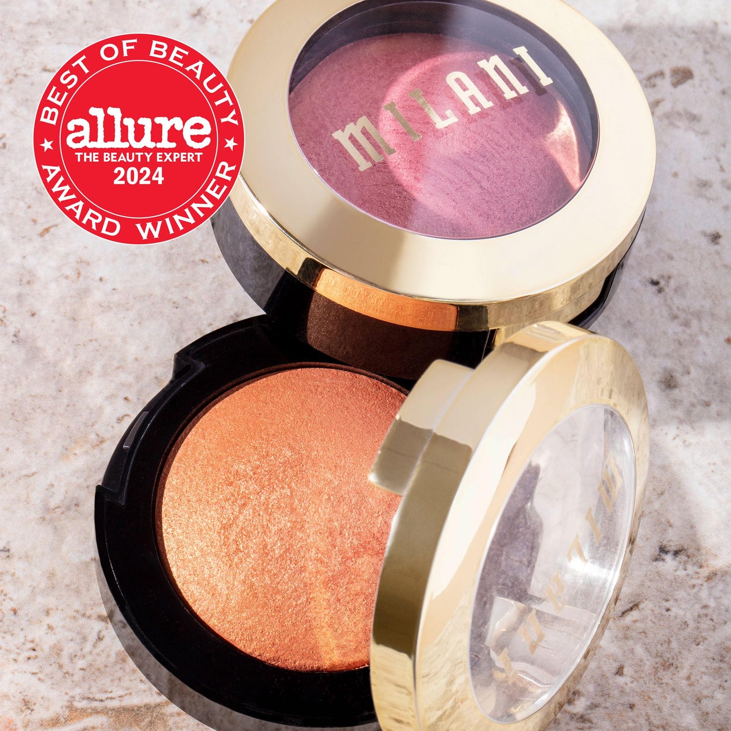 Milani Rose Powder Blush Tea Rose 8