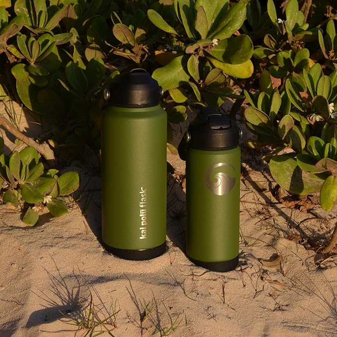 Insulated Stainless Steel Water Bottle (Mountain (Mauna), 32 oz)