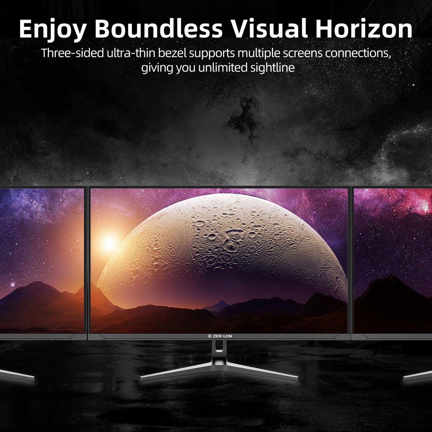 ZER-LON 32 Inch 4K UHD (3840 x 2160) Computer Monitor, IPS 60Hz Ultra-Clear Screen, 100% sRGB, Eye Saver/Flicker Free Mode, FreeSync, Built-in Speaker, HDMI2.0 x2, DP1.4 x2