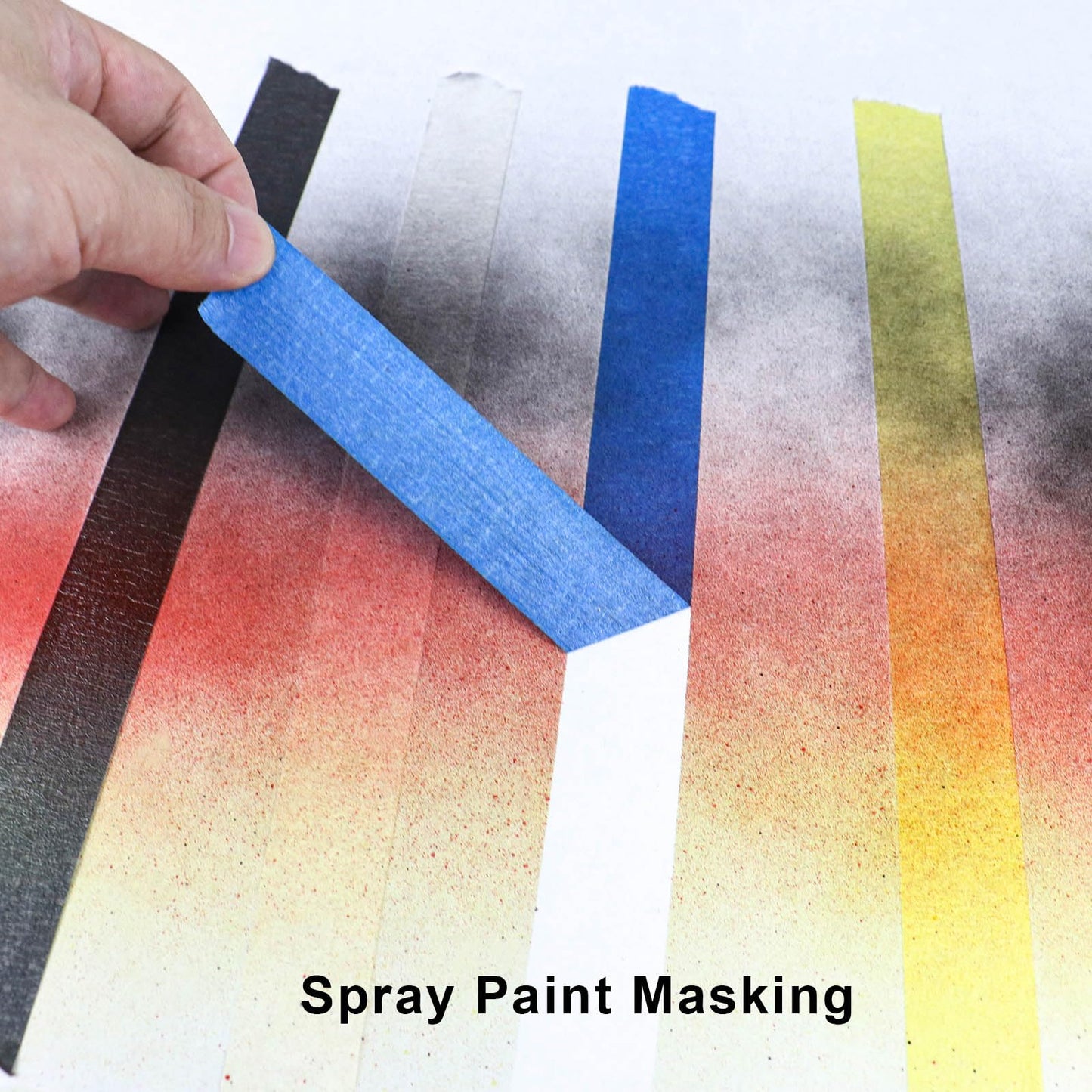 DOAY 3 Pack Blue Painters Tape - Masking Tape 0.75", 0.50", 0.25" Wide - Multi-Size Pack, Multi-Surface, Smart Adhesion - 270FT Total - Paint Tape for DIY, Labeling, Art, Car (#3910)