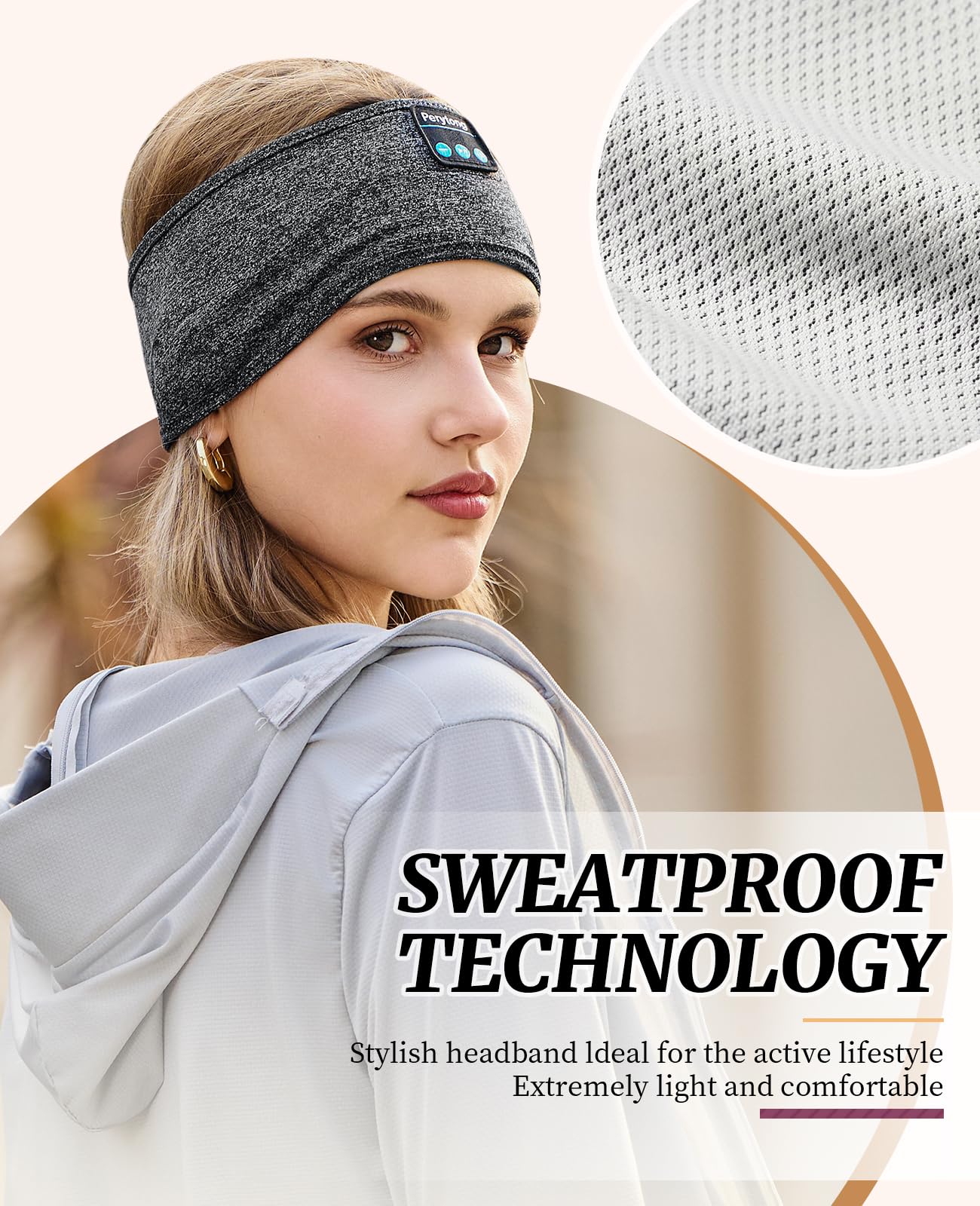 2 Pack Bluetooth Sleep Mask & Sleep Headphones, Skin-Friendly Sleeping Eye Mask with Bluetooth Headphones, Sleep Gifts for Women Men, AudioBooks, Insomnia, Yoga, Air Travel, Meditation, Christmas