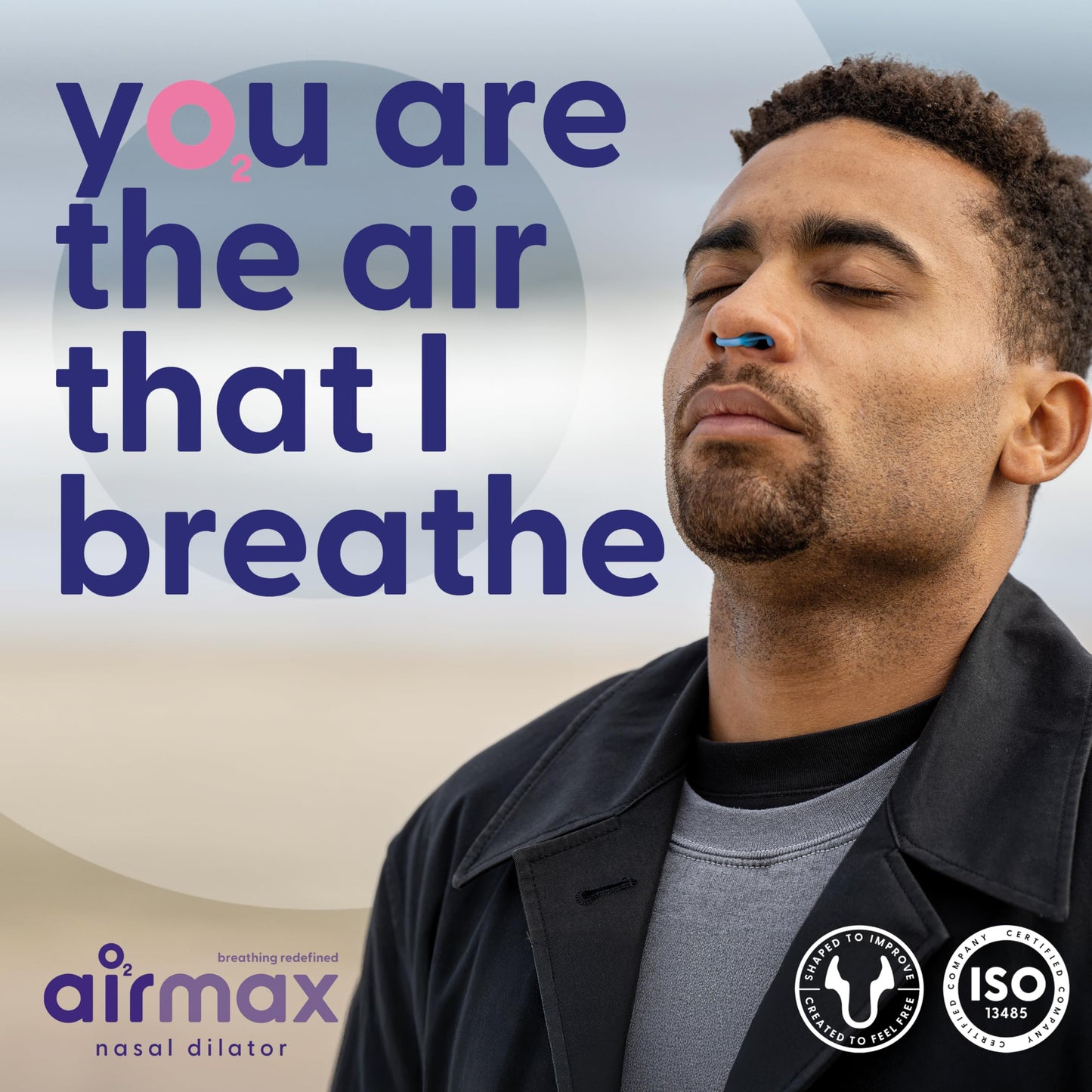 Airmax Nasal Dilators - Anti Snore Device - Small - 6-Month Relief - Cure for Snoring - Recommended by Physicians - Blue - One-Pack