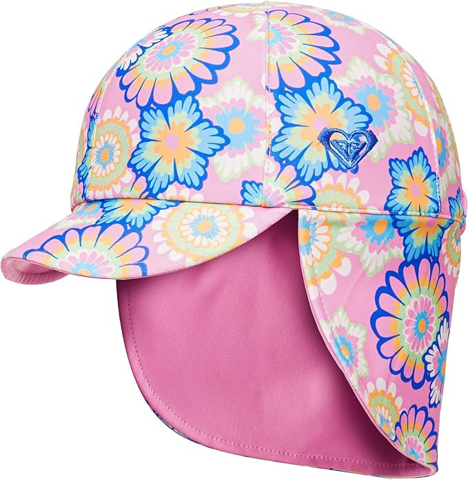 Roxy Baby's TW Come and Go Swim Bucket Hat - Wide Brim Sun Protection - Durable Lycra - Snap Chin Strap - Stylish and Func...