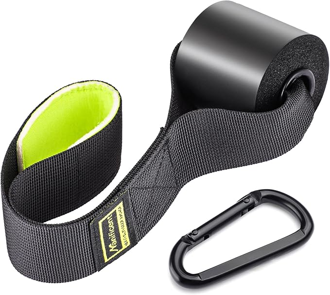 Manificent Door Anchor for Resistance Bands, Heavy Duty Padded Door Anchor System Door Hook, Must-Have Workout Exercise Ba...