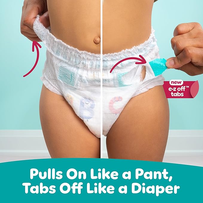 Pampers Diapers - Cruisers 360 - Size 6, 48 Count, Babyproof up to 100% Leakproof Pull-On Diaper