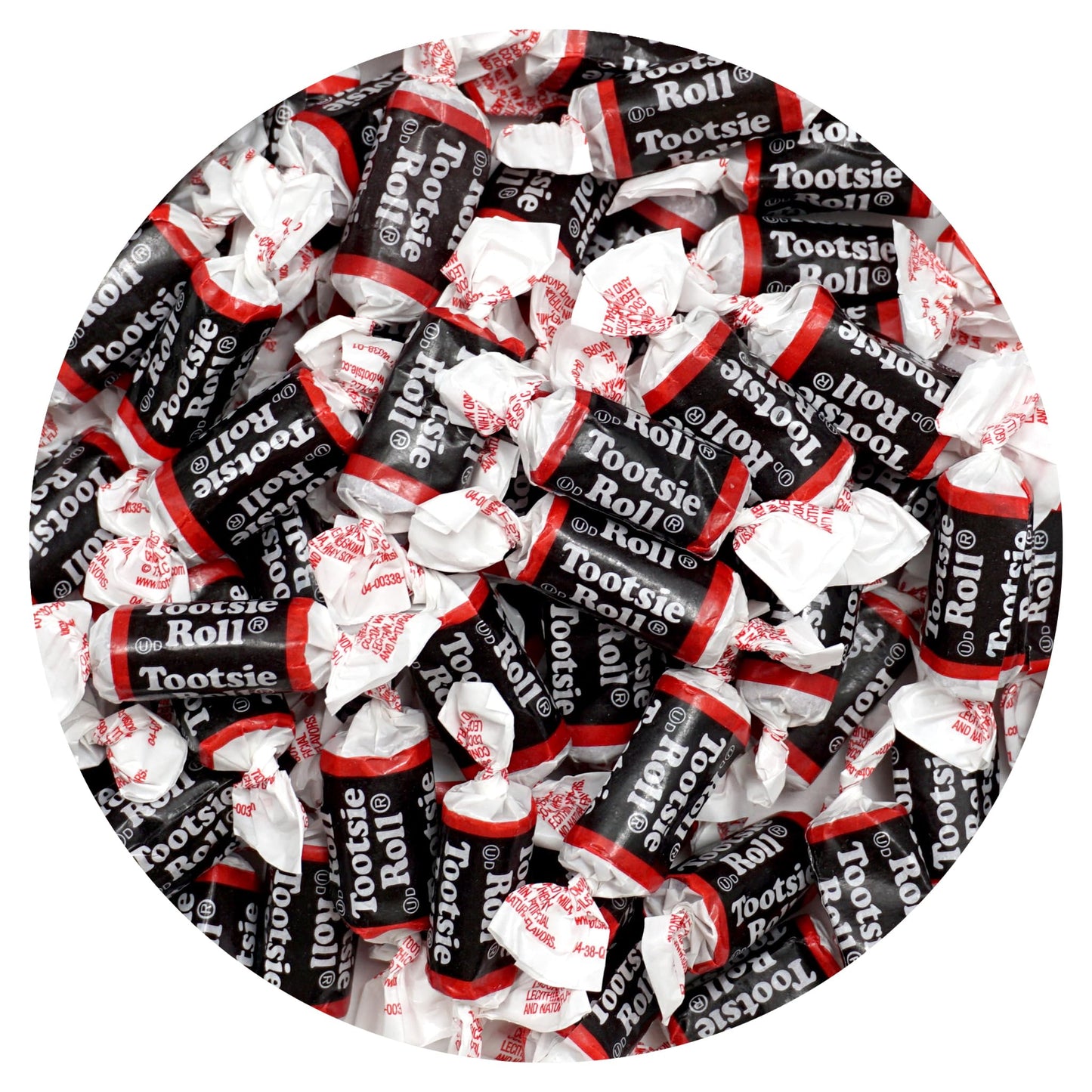 Tootsie Roll Midgees, 1lb Bulk Bag (Approx. 70 Pieces), Mini Chewy Candy, Individually Wrapped Bulk Candy, Chocolate Candy, The