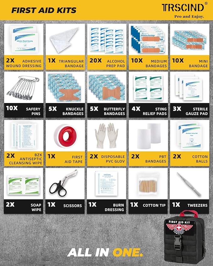 Gifts for Men Husband Dad Christmas, Survival Kit, Emergency Survival Gear and Equipment 14 in 1, Stocking Stuffers Birthday Gifts for Him Boyfriend, Hunting Fishing Camping Accessories, Cool Gadget