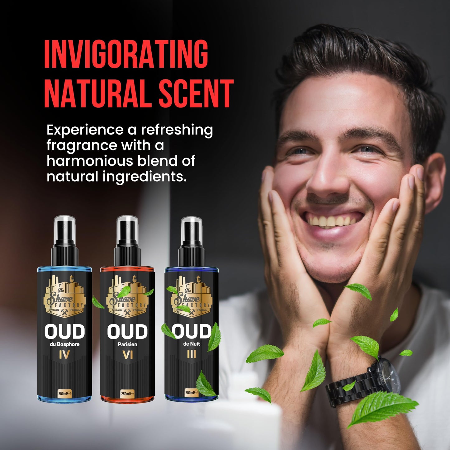 the shave factory After Shave Cologne Series (Oud II Classique)