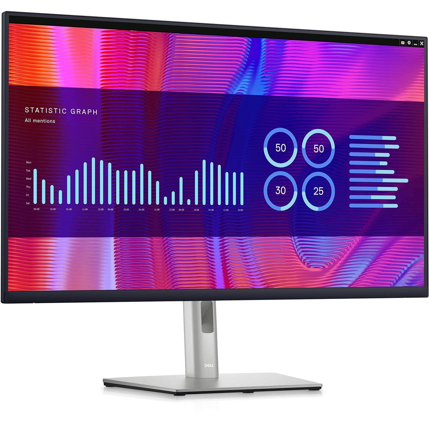 Dell P3223De 31.5 Qhd Wled Lcd Monitor - 16:9 - Black, Silver