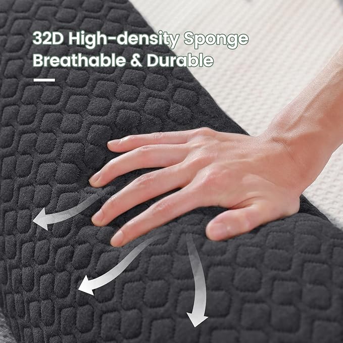 Bed Wedge Pillow Headboard/Bed Gap Filler/Mattress Gap Filler Full 54"x8"x6" to Fill The Gap (0-6") Between Headboard and Wall Firm Support Pillow
