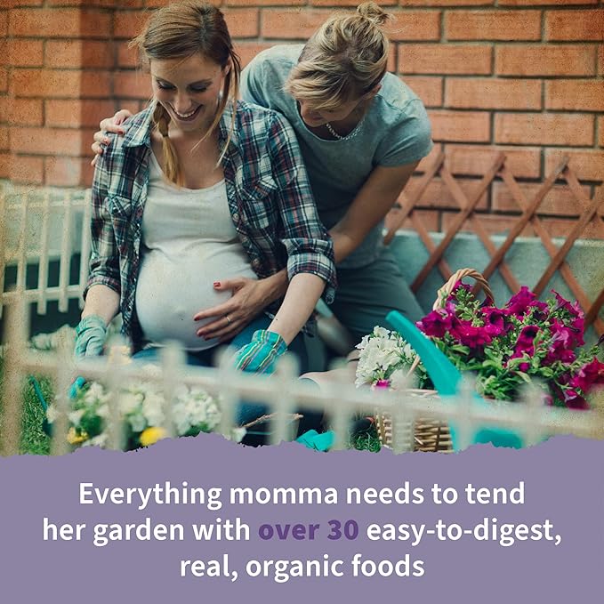 Garden of Life Organics Prenatal Vegan Whole Food Multivitamin Tablets, Folate not Folic Acid & Stomach Soothing Blend for Women, Peppermint, 180 Count