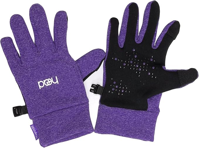 HEAD Kids’ Touchscreen Gloves - Violet Heather (MEDIUM)