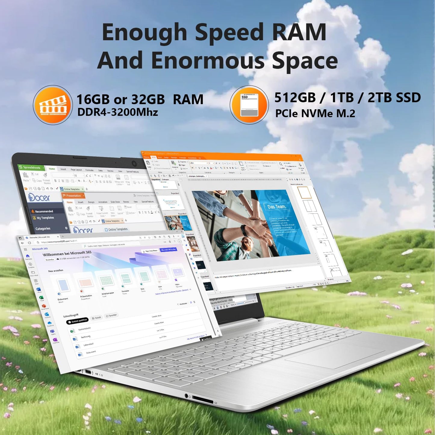 Hp [Updated 2025 Latest Touchscreen Laptop, (8Gb Ram + 128Gb Ssd), Intel Core I3-1215U, Windows 11 Pro, Ms Office Pro, 15.6 Ips