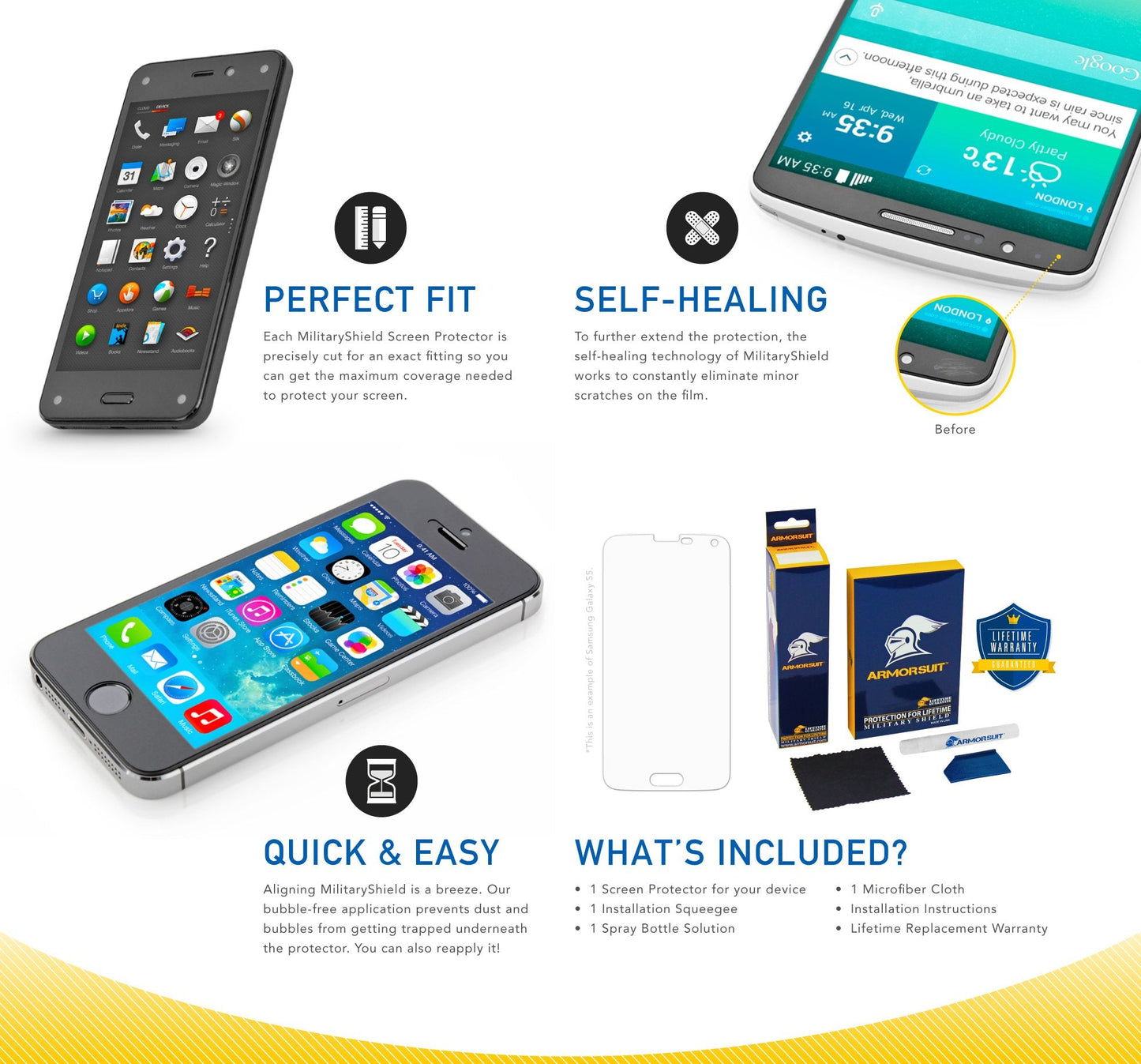 ArmorSuit 6 Pack for Garmin Forerunner 265 (46mm) Screen Protector MilitaryShield HD Clear Film - Made in USA [NOT for Garmin Forerunner 265s]
