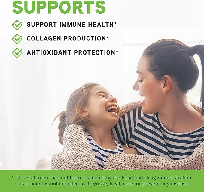 DAVINCI Labs Poten-C 500 - Dietary Supplement to Support Immune System Function & Collagen Health* - with Vitamin C, Calcium, Magnesium, Potassium, and More - Vegetarian - Gluten-Free - 90 Tablets