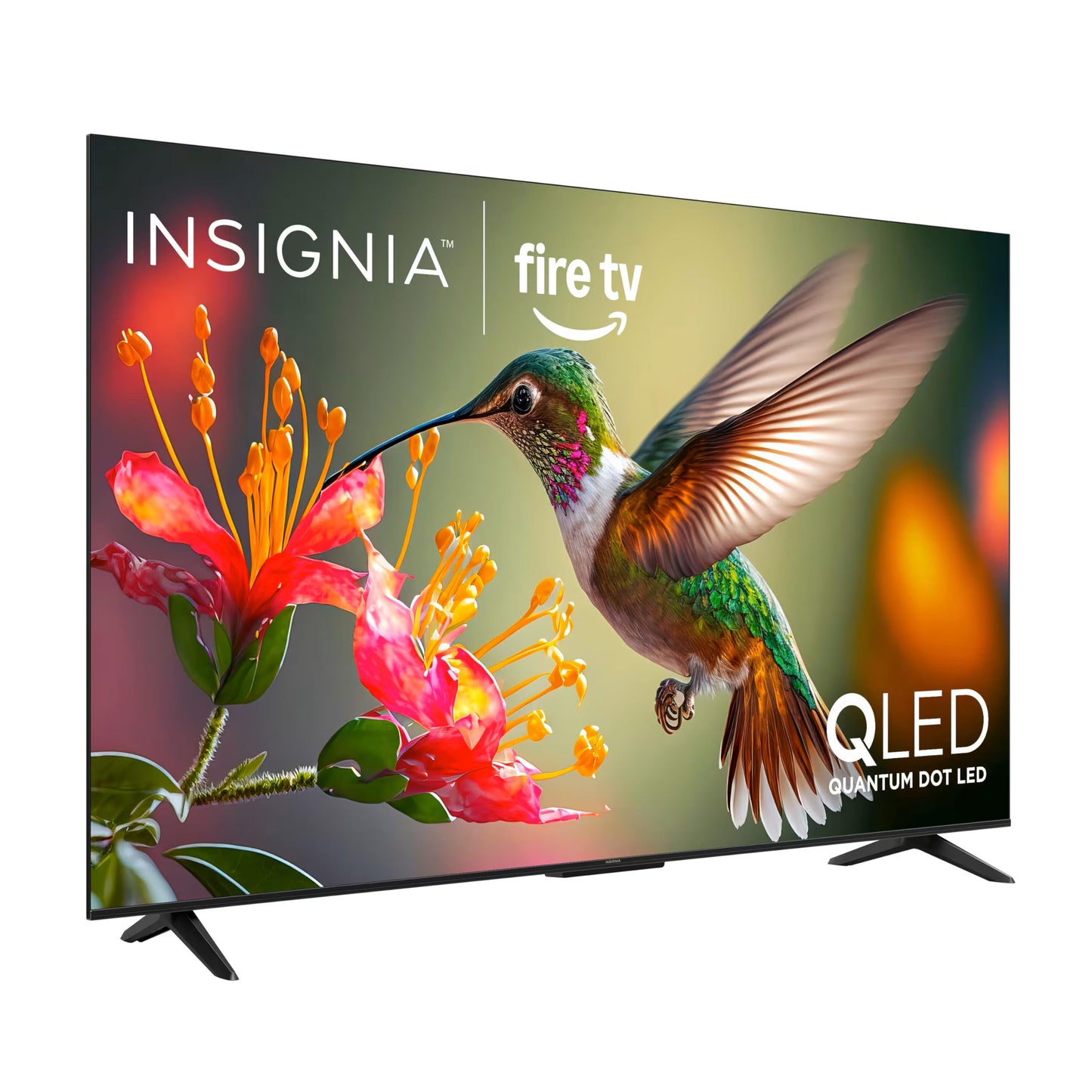 INSIGNIA 55" Class QF Series LED 4K UHD QLED Smart Fire TV with Alexa Voice Remote (NS55-UQFL26)
