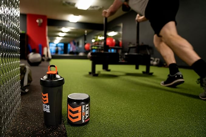 MTN OPS Yeti Pre-Workout Powder Energy Drink with Creatine, 200mg Caffeine & BCAAs with Beta Alanine, 30-Serving Tub, Tiger's Blood