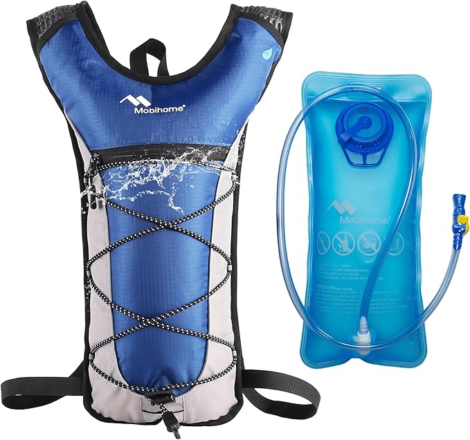 Mobihome Hydration Backpack & 2L Leak Proof Water Hydration Bladder,Lightweight Running Backpack & Hydration Pack, Runnin...