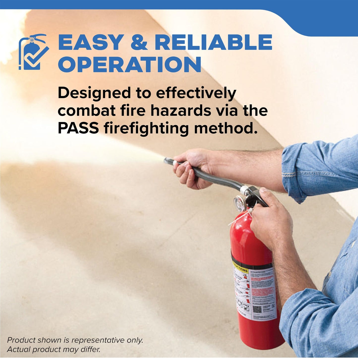 Kidde Fire Extinguisher for Boats, Single-Use 2A10BC