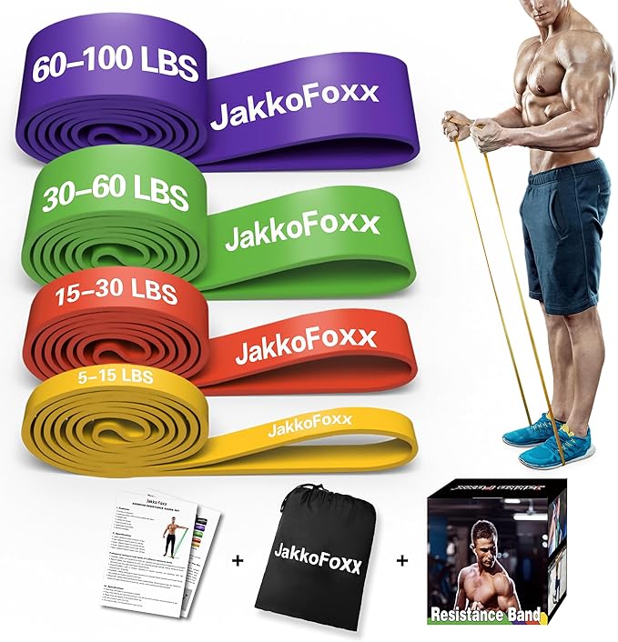 Resistance Bands,Pull Up Bands,Stretching Assist Bands Set for Men & WomenPortable Exercise, Muscle Training,Physical Ther...