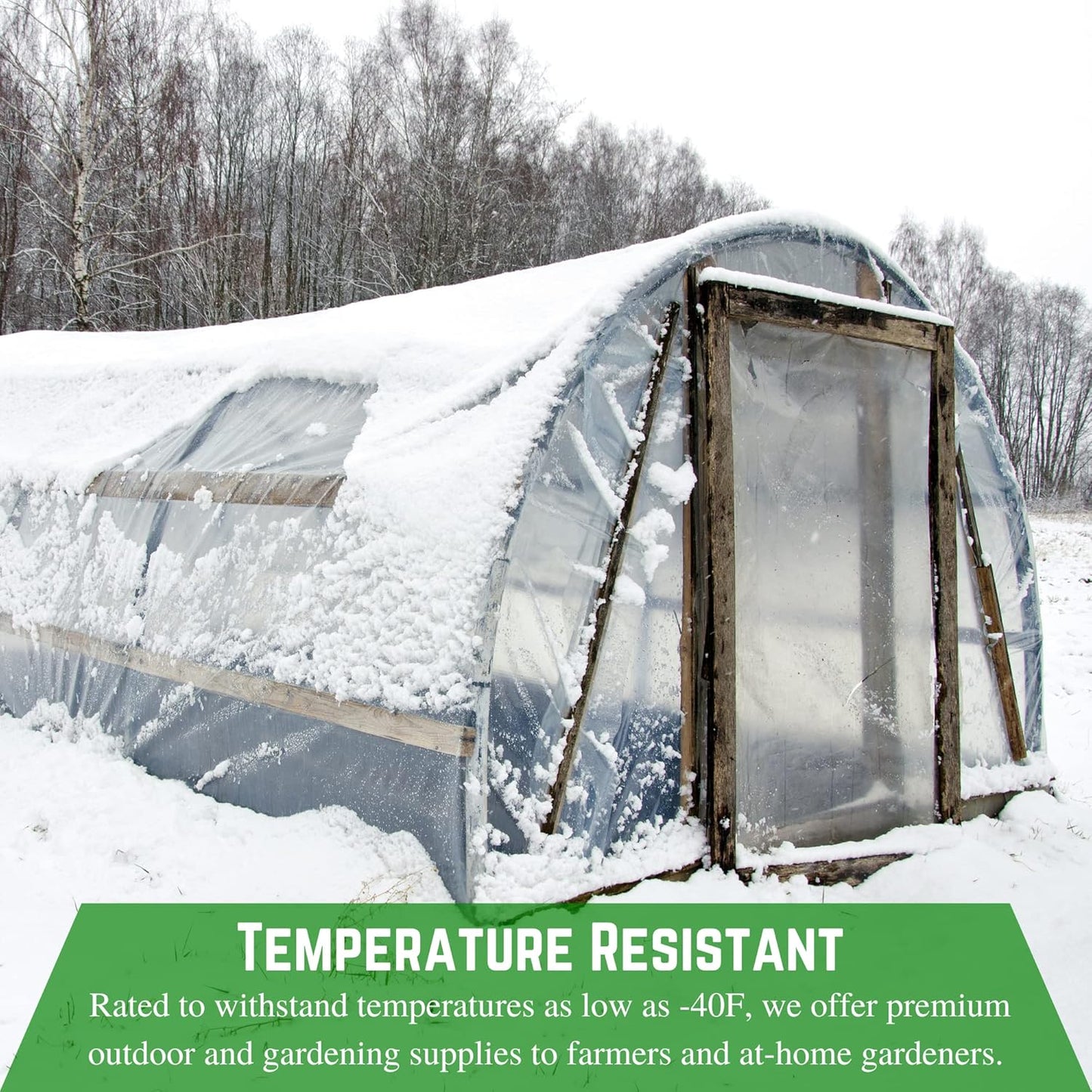 Farm Plastic Supply - Clear Vinyl Sheeting - 15 Mil - (4'6" x 20') - Vinyl Plastic Sheeting, Clear Vinyl Sheet for Storm Windows, Covering, Protection, Tablecloth Protector