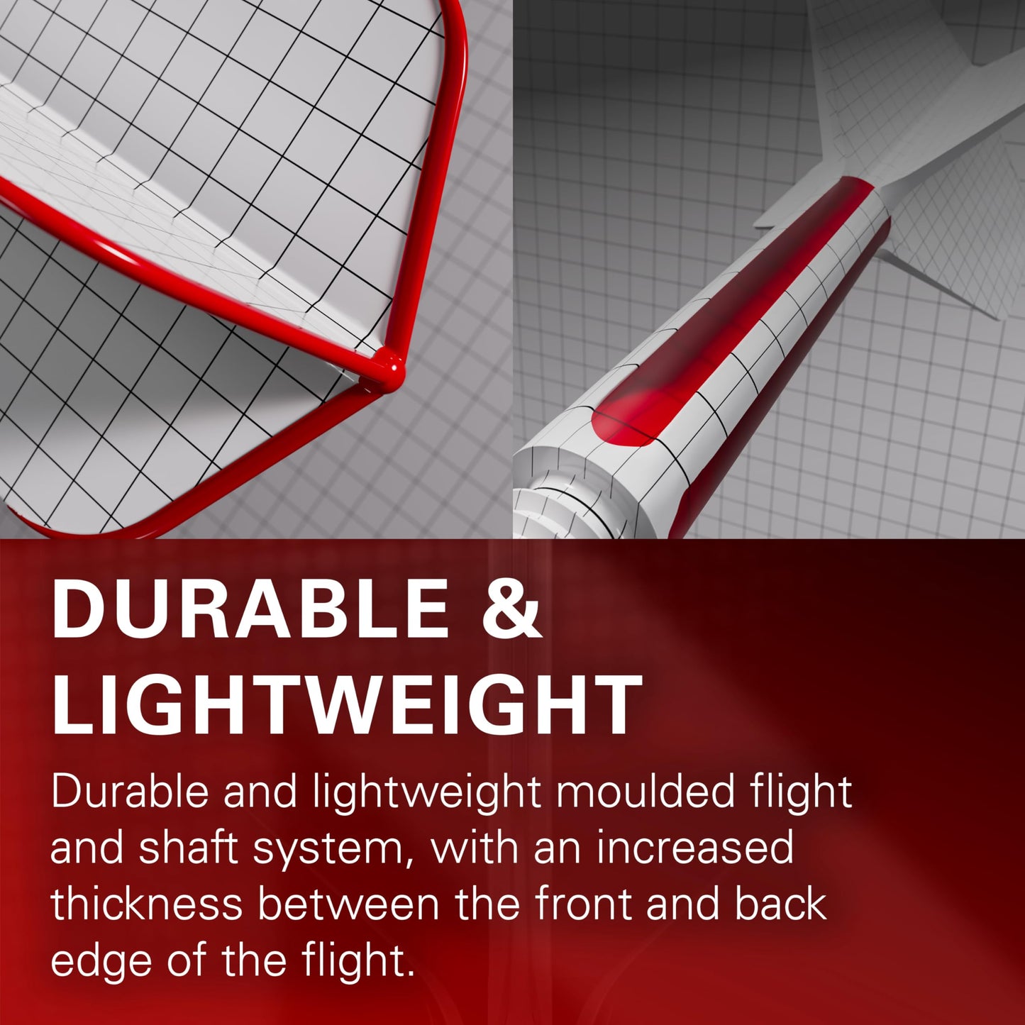 Target Darts K-Flex Integrated Dart Flights And Shafts  Medium Stem (33Mm)  No.6 Flight  9-Pack Bundle  Black  White & Clear | Kflex 2 In 1 Flight And Stem  Professional Darts Accessories
