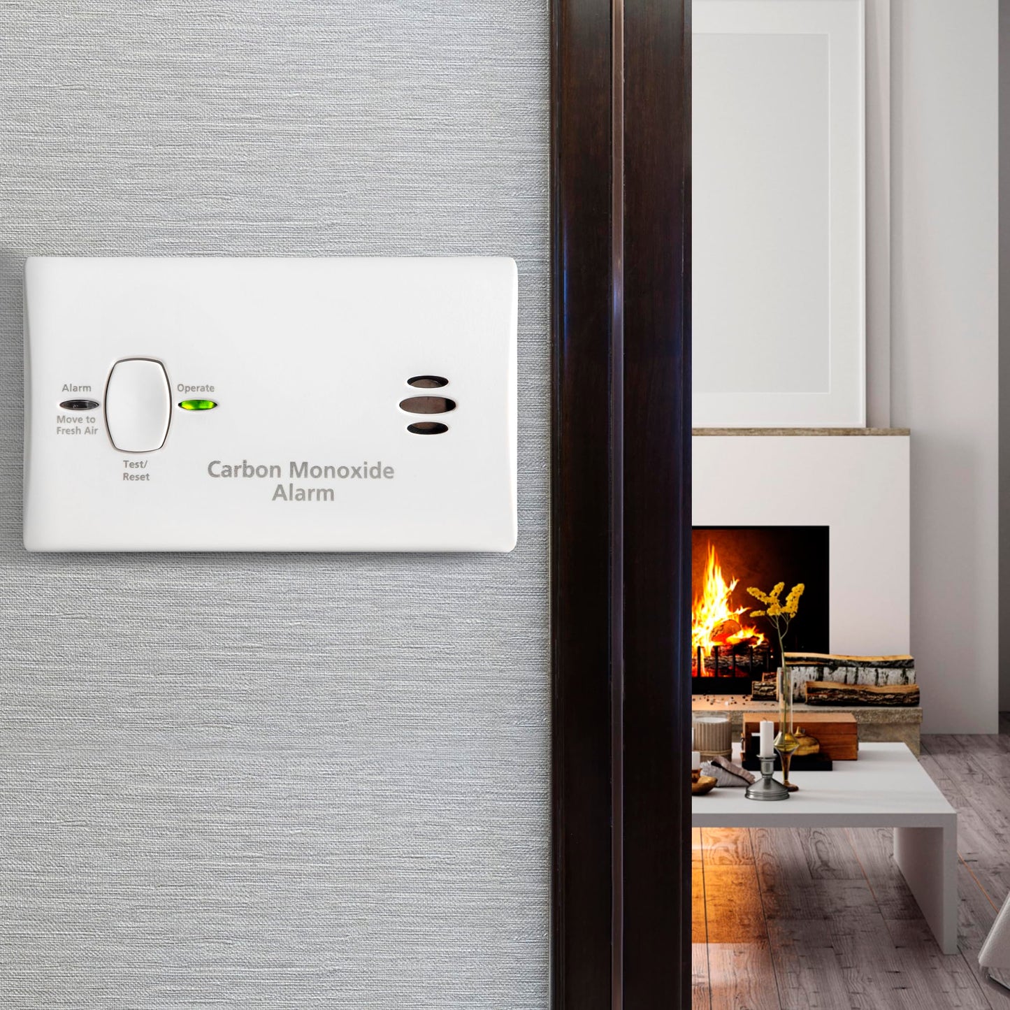Kidde Carbon Monoxide Detector, Battery Powered CO Alarm with LEDs, Test-Reset Button, Low Battery Indicator, Portable