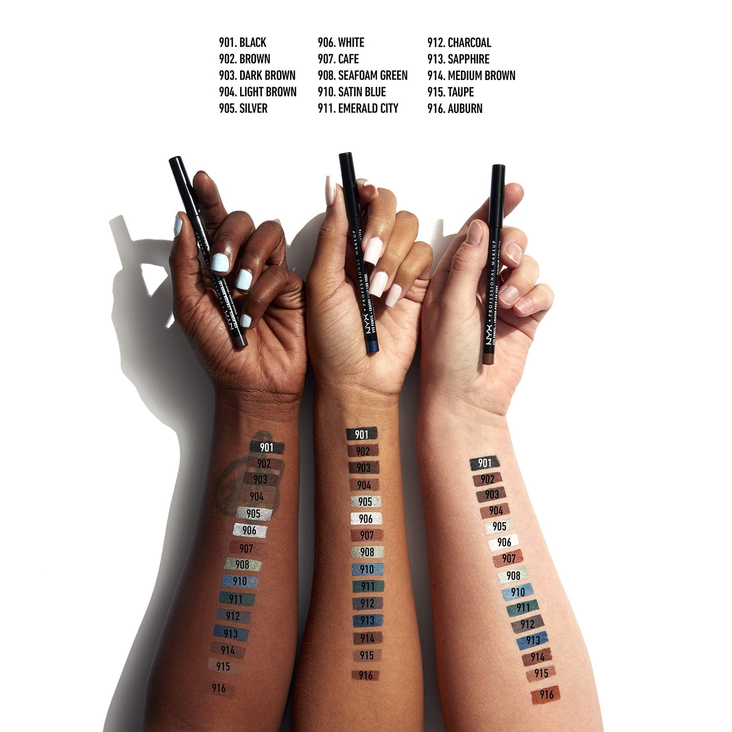 NYX PROFESSIONAL MAKEUP Slim Eye Pencil, Eyeliner Pencil - Velvet