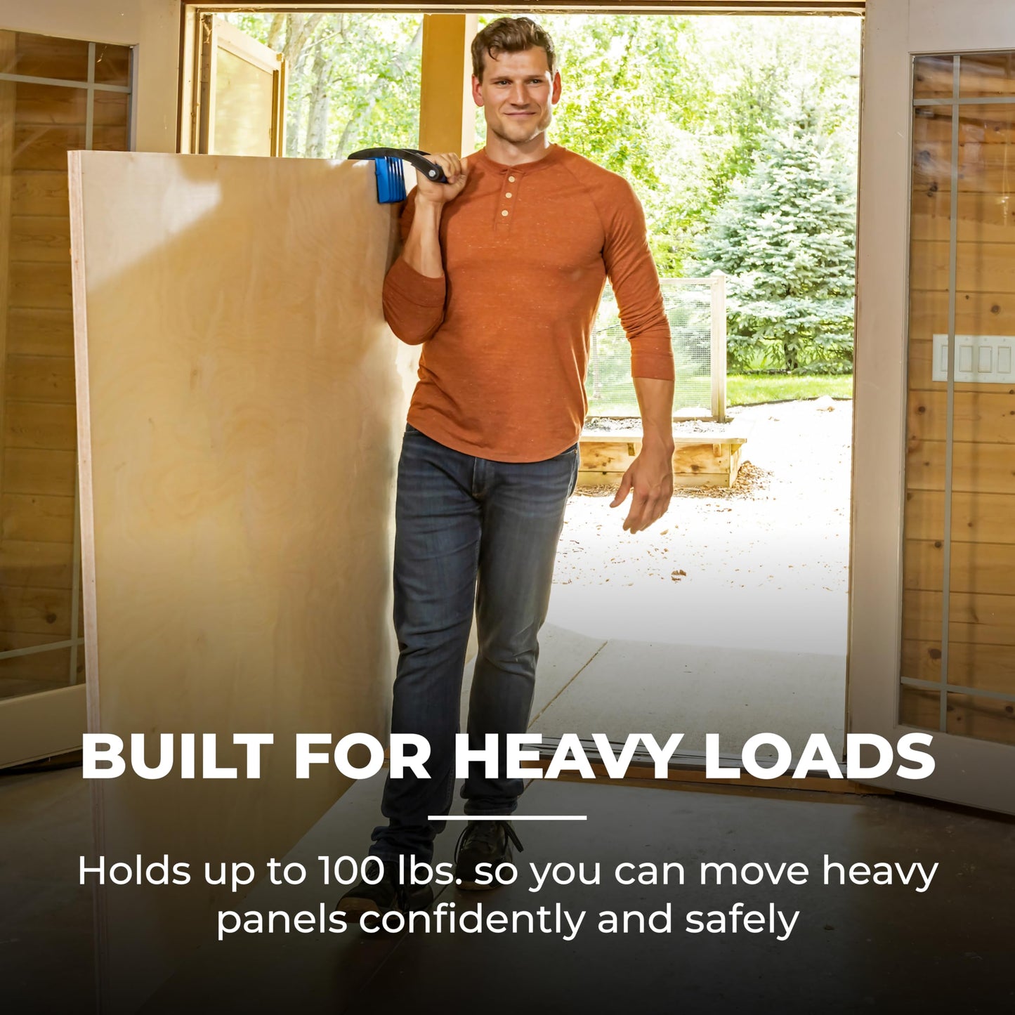 Kreg Panel Carrier - Easily Carry Plywood Boards & Large Panels - Ergonomic Grip - Woodworking Tools & Accessories
