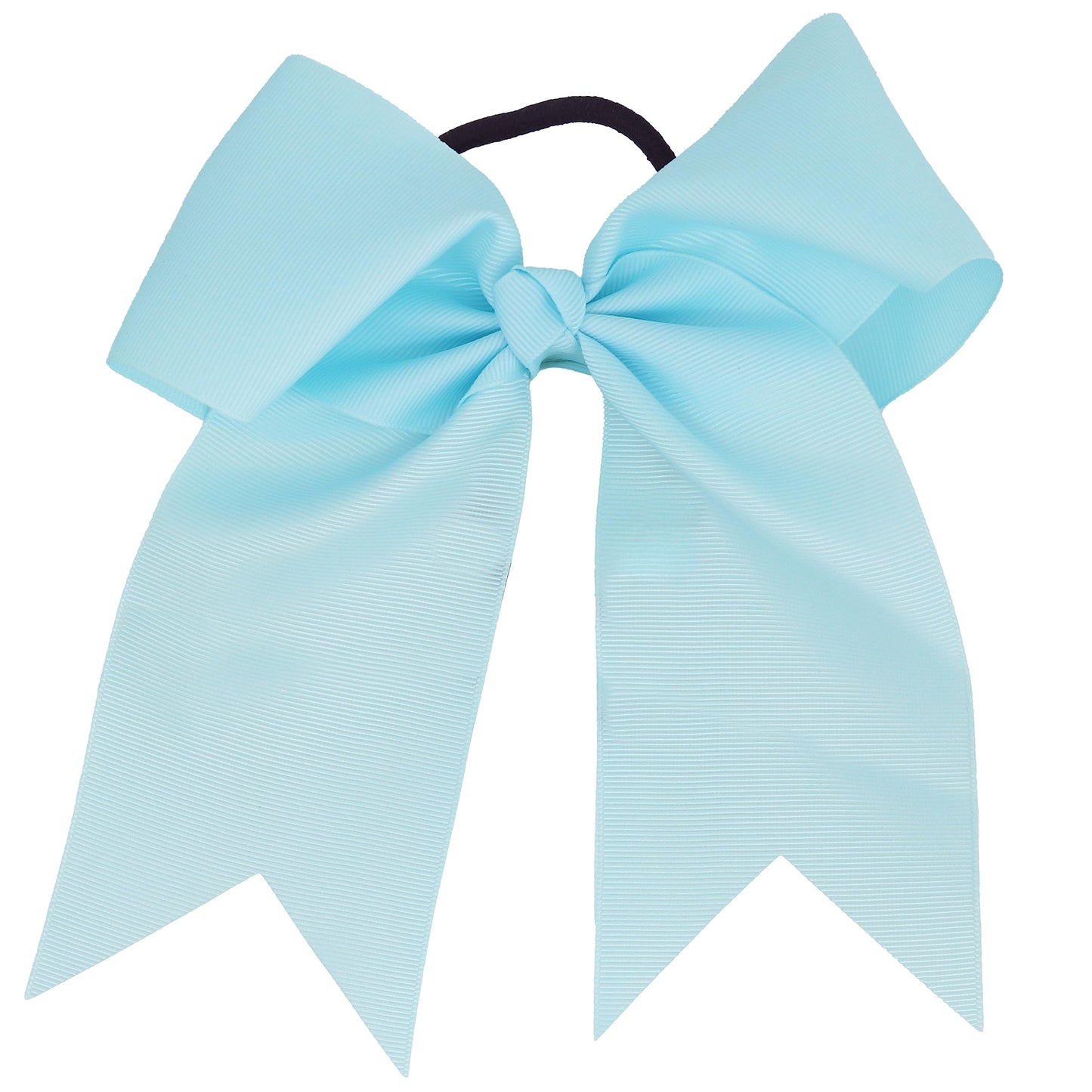 Jumbo Bow Pony with Tails (Pale Blue)
