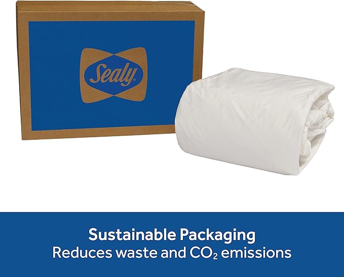 Sealy Complete Protection Mattress Protector- Full Size Stain Protection Waterproof Machine Washable Cover