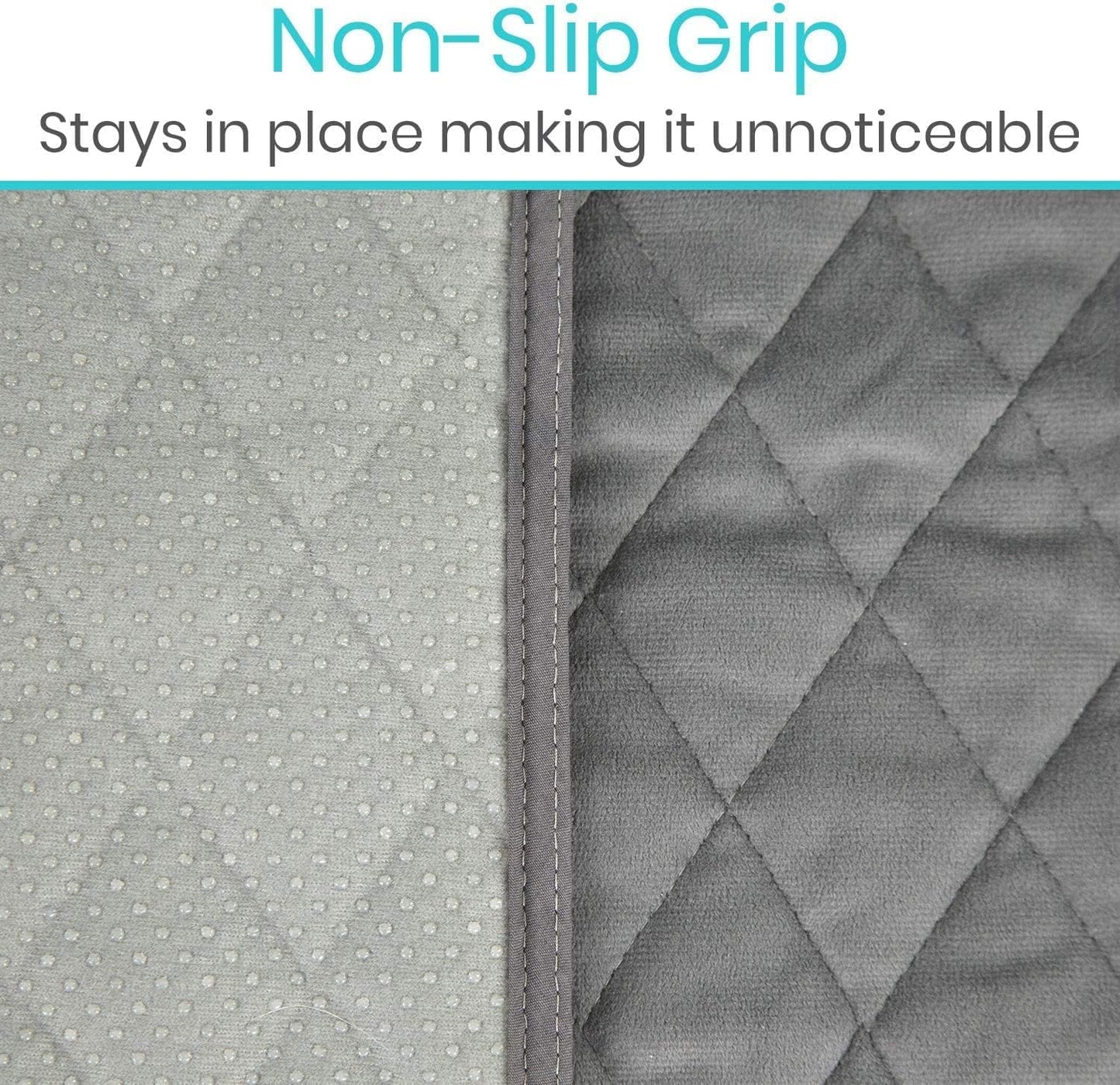 Sures Waterproof Chair Pads for Incontinence (22" x 21") - Washable, Waterproof Seat Protector - Chair Protector Seat Cover - Absorbent Pad for Bed, Seat, Car, Wheelchair & Recliner (Gray, 2 Pack)