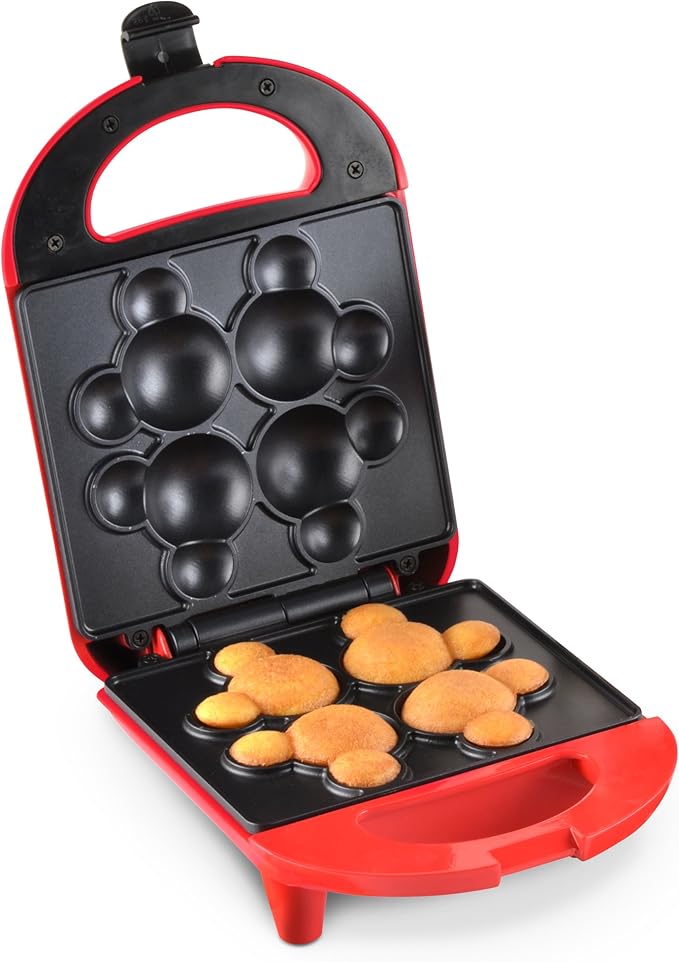 Disney DCM-8 Mickey Cake Pop Maker, Mini, Red