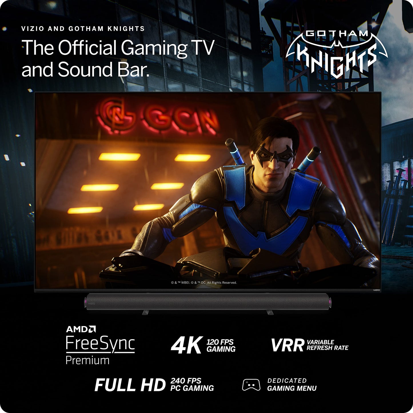 VIZIO 50" MQX Series Premium 4K 120Hz QLED HDR Smart TV with Dolby Vision 240Hz @ 1080p PC Gaming, WiFi 6E, M50QXM-K01, 2023 Model (Renewed)