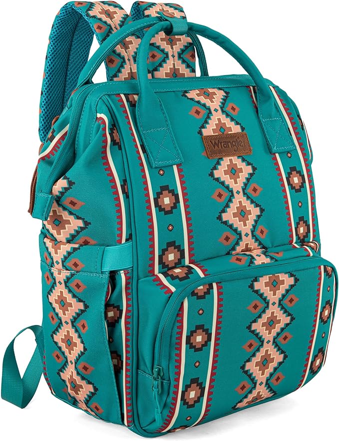 Montana West Wrangler Callie Diaper Bag Backpack with Stroller Straps Multifunction Baby Travel Bag WG2204-9110GN