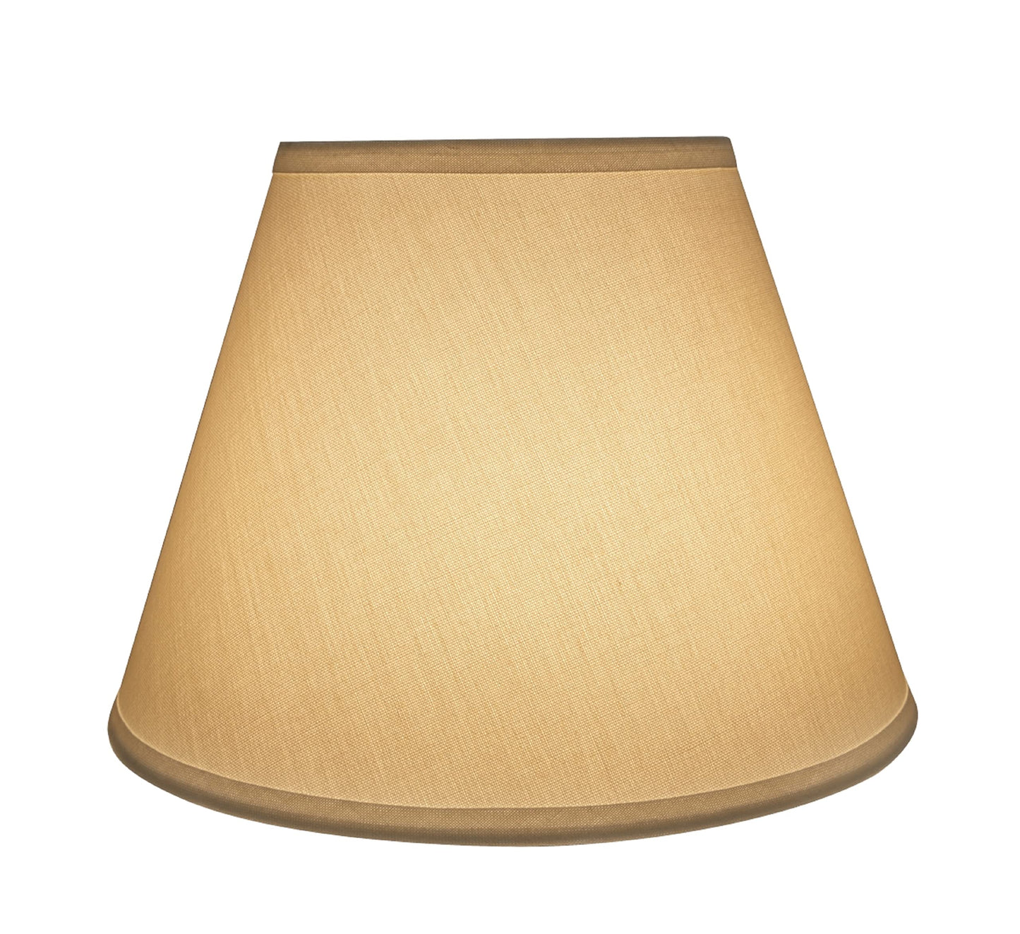 Aspen Creative Empire Shape Lamp Shade, White, 7in Top x 13in Bottom x 9.5in Slant Height, Model 32682