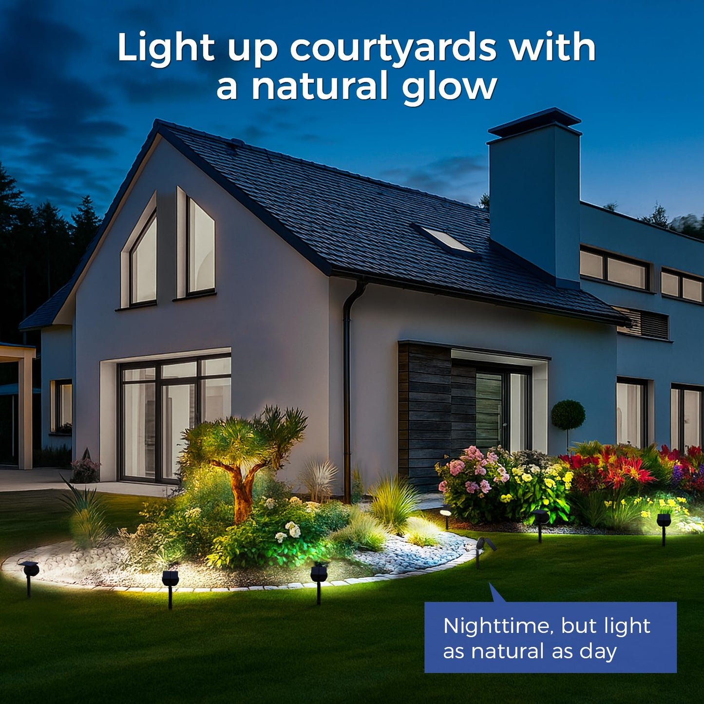 Solar Spot Lights Outdoor Waterproof Ip65  3 Modes Solar Lights Outdoor 35 Led Landscape Lighting  Spot Uplights For Garden Patio Yard Walkway Driveway House Backyard  4 Pack Neutral White(4000K)