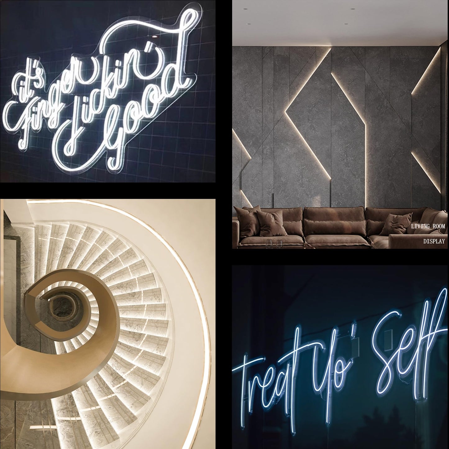 Vasten Flexible White Led Neon Flex Rope Light, Ip67 Waterproof, 8X16Mm, 5000Mm Silica Gel Tube