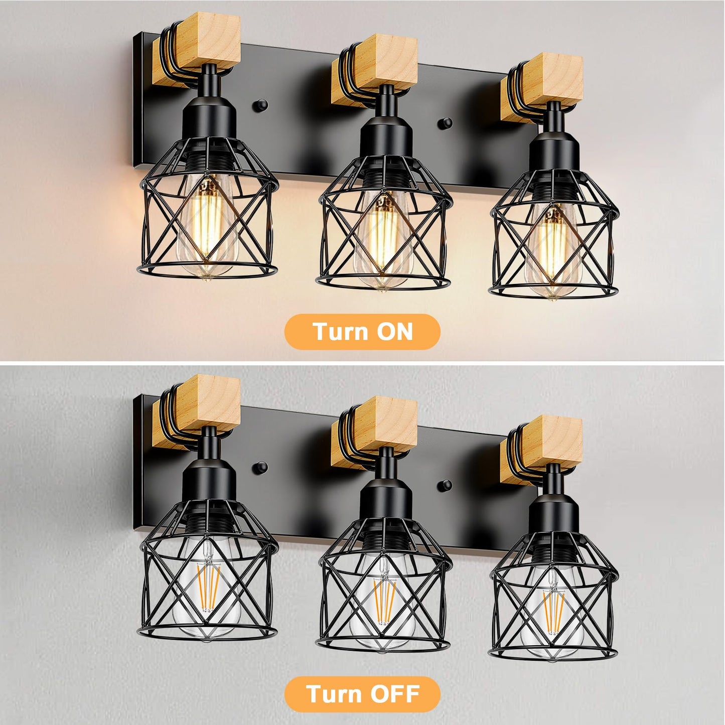 Weiyanfnr Bathroom Light Fixtures Vanity Lights For Bathroom Small Lamp Shades Vanity Lighting Fixtures Black Light Fixture Over Mirror
