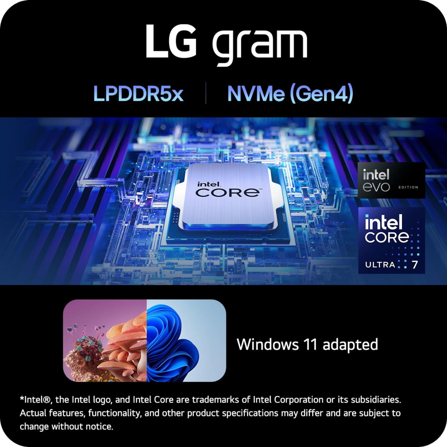 Lg Gram 14-Inch Lightweight Laptop, Intel Evo Edition - Ai-Enabled Intel Core Ultra 7 Processor, Windows 11 Home, 32Gb Ram, 1Tb