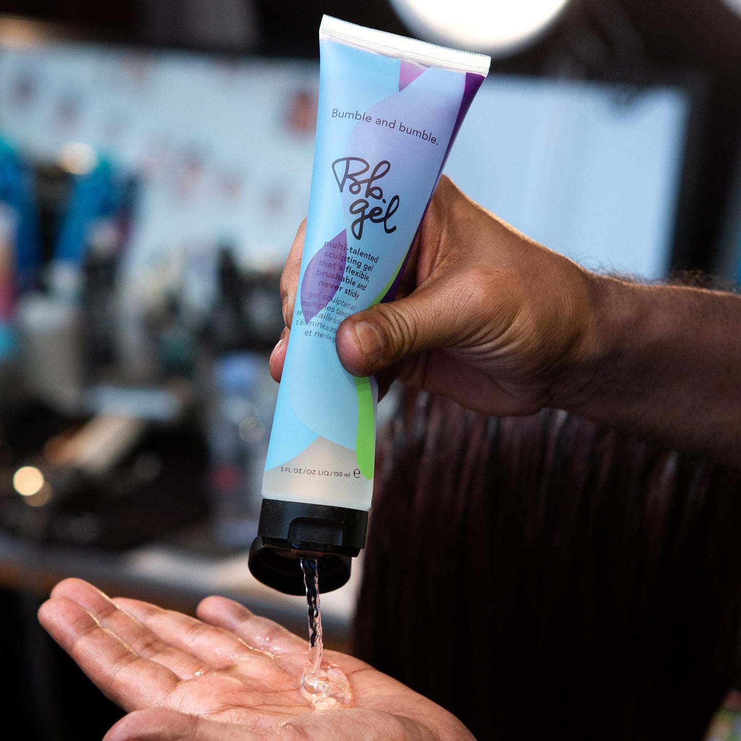 Bumble and bumble. Hair Gel Sculpting Medium | Flexible + Brushable | Shine | Curly, Wavy, Straight, 5 Fl Oz