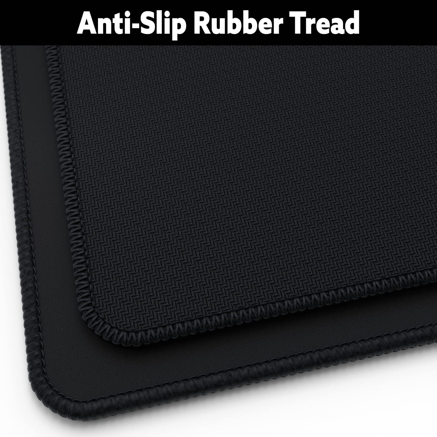 Gamer Boss - Gaming Mouse Pad - 60 x 30 Inches - 4mm Thick with Stitched Edges, Non-Slip Rubber Base, Premium Cloth Mousepad, Desk Mat for Laptop, Keyboard, Computer & PC (Giga, Black)