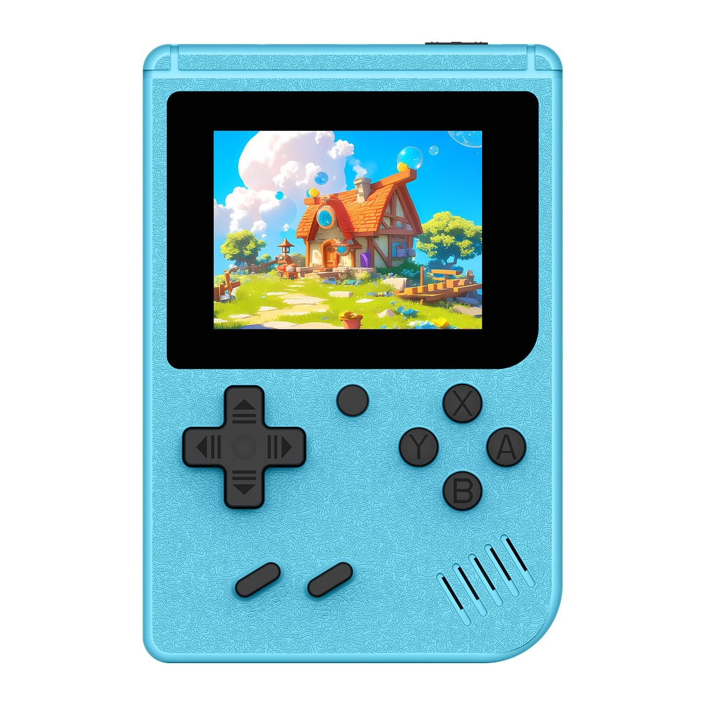 Retro Gaming Console, Portable Video Game Console with 3.0 inch IPS Screen and Preloaded 400 Classic Video Games, Mini Retro Handheld Game Console (Blue)
