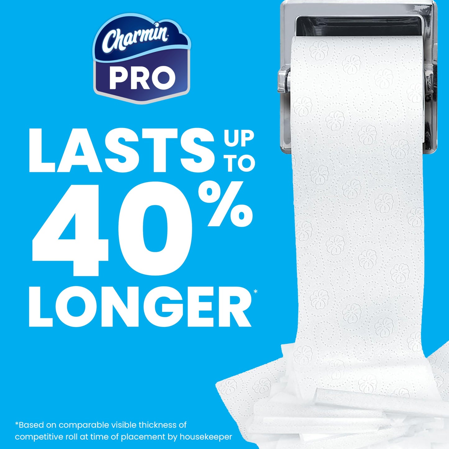 Charmin Commercial Bathroom Tissue, Septic Safe, Individually Wrapped, 2-Ply, White, 450 Sheets/roll, 75 Rolls/carton