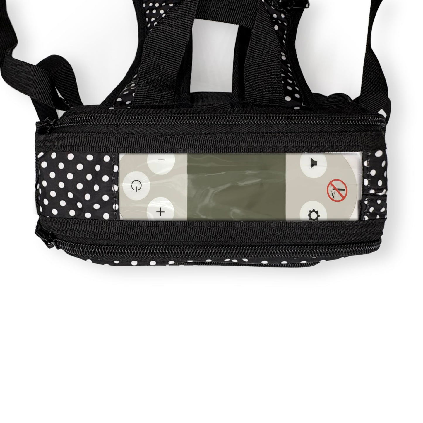 Backpack Compatible with Rhythm P2 & React Health 2000 – Fits Only P2/POC2000 Units, Padded Straps, Chest & Waist Strap, Accessory Storage