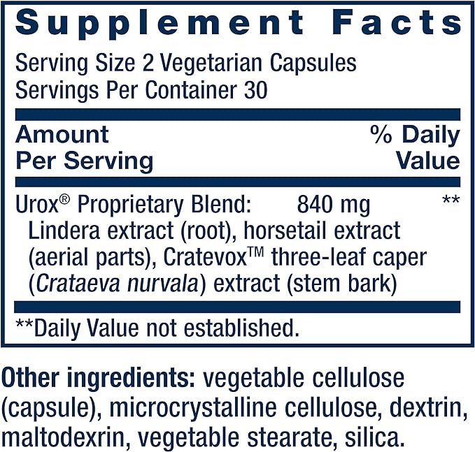 Life Extension Women's Bladder Support – for Bladder Health and Normal Urinary Frequency – Horsetail, Lindera and Three-Leaf Caper Extracts – Non-GMO – Gluten Free — 60 Vegetarian Capsules