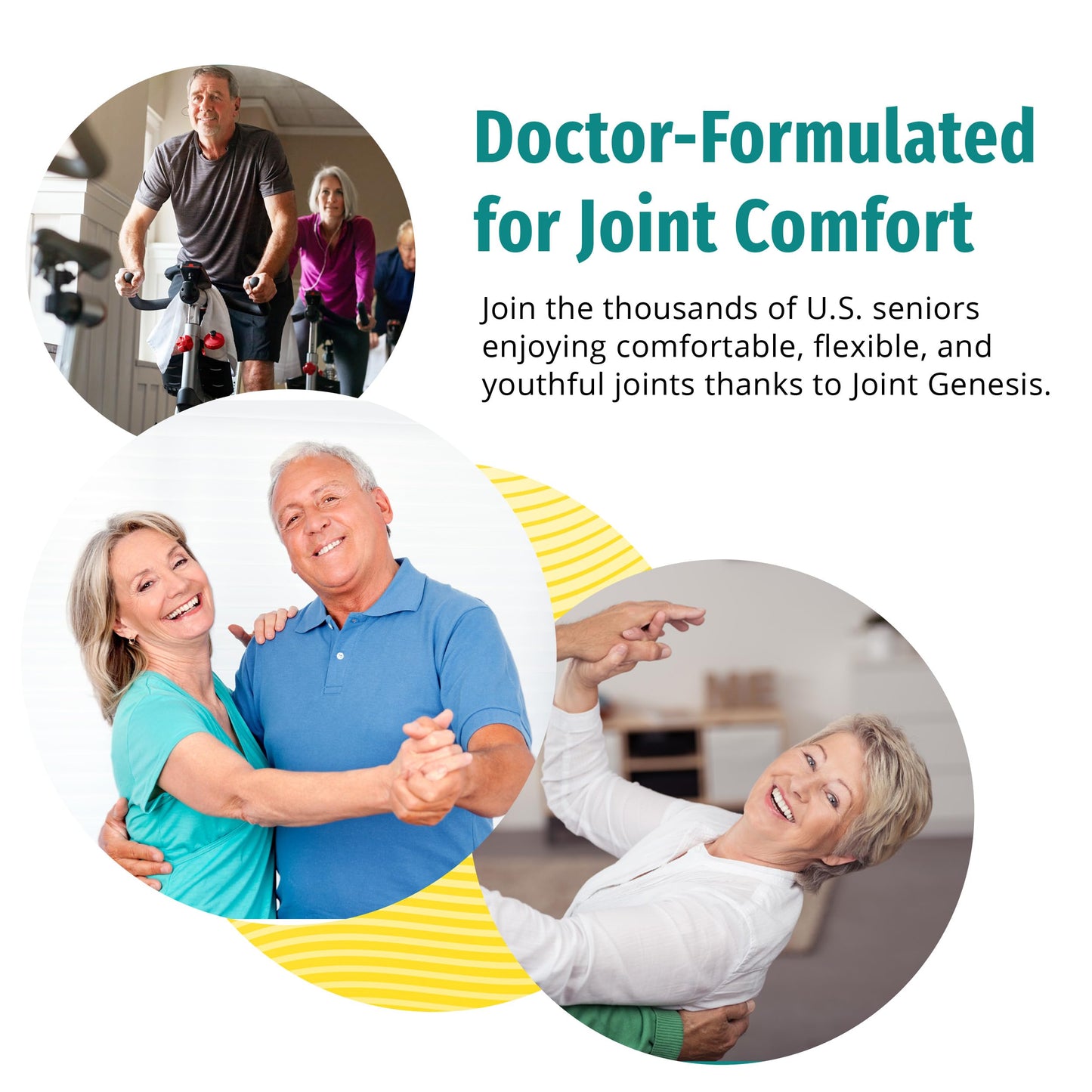 BioDynamix Joint Genesis, Joint Support Formula, Promotes Joint Function, Comfort, and Flexibility, 30-Day Supply, 3 Pack
